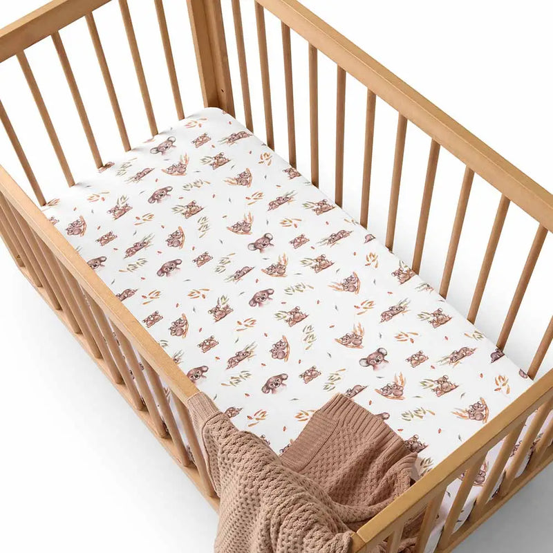 Koala Organic Fitted Cot Sheet