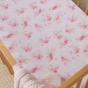 Coral Organic fitted Sheet