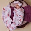 Coral Organic Muslin Wrap