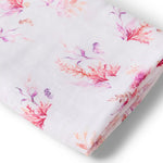 Coral Organic Muslin Wrap