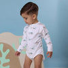 Turtle Long Sleeve Organic Bodysuit