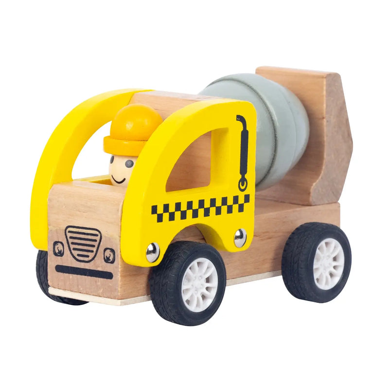 Wooden Pullback Concrete Mixer