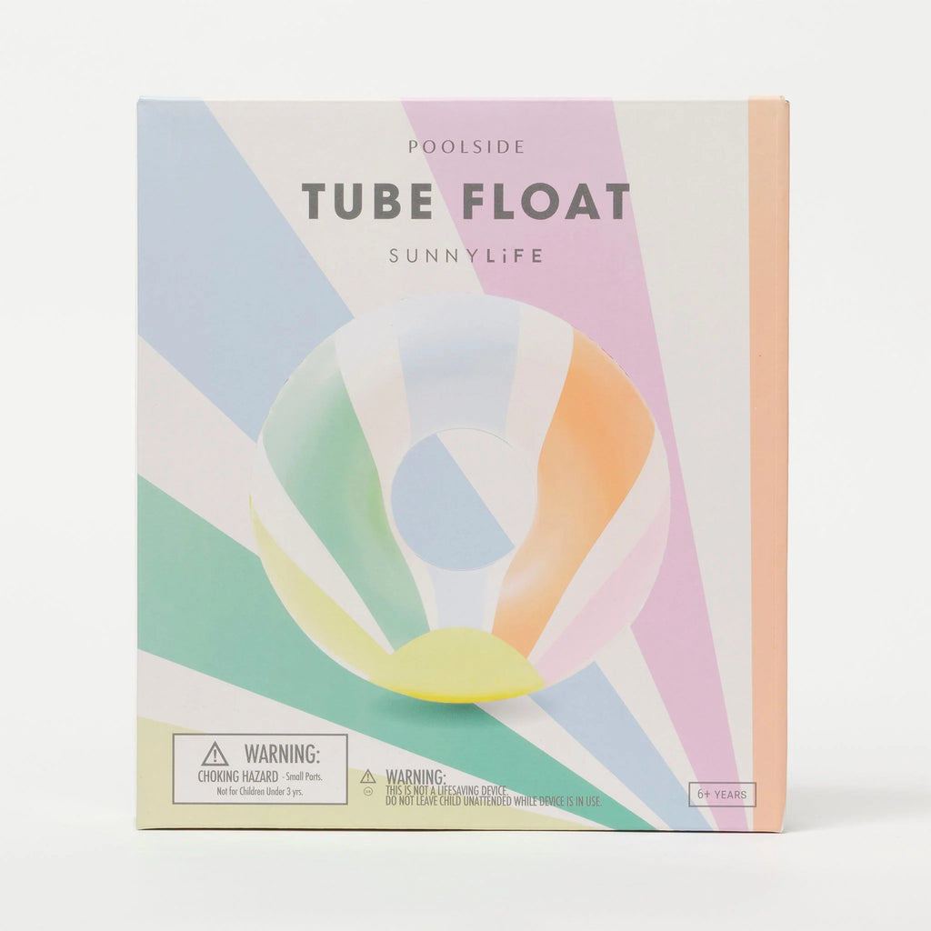 Pool Side Tube Float- Pastel Gelato