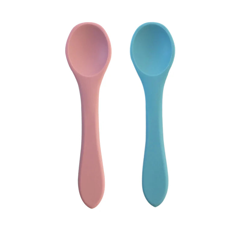 Silicone Super-Soft Baby Spoon- pack of 2