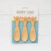 Highland Cow Bamboo Baby/Child Spoons