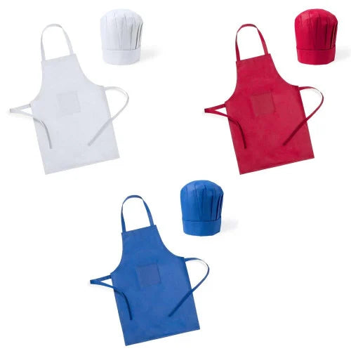 Kids Apron With Chefs Hat