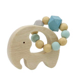 Wooden Animal Rattle