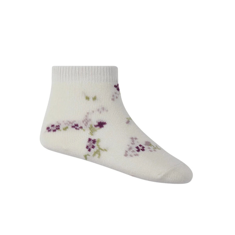Jacquard Floral Sock - Lauren Floral