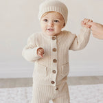 Jesse Cardigan - Oatmeal Marle