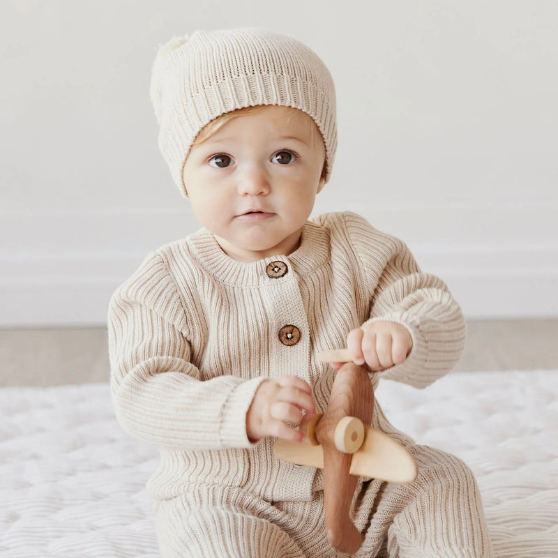 Jesse Cardigan - Oatmeal Marle