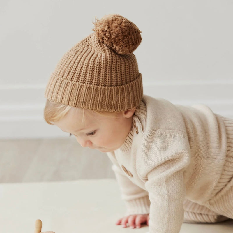 Aurelie Beanie - Caramel Cream