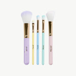 5-Piece Rainbow Makeup Brush Set by Oh Flossy