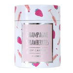 Wooden Wick Candle - Strawberry Champagne