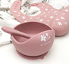 Silicone Scoop Bowl and Spoon Set