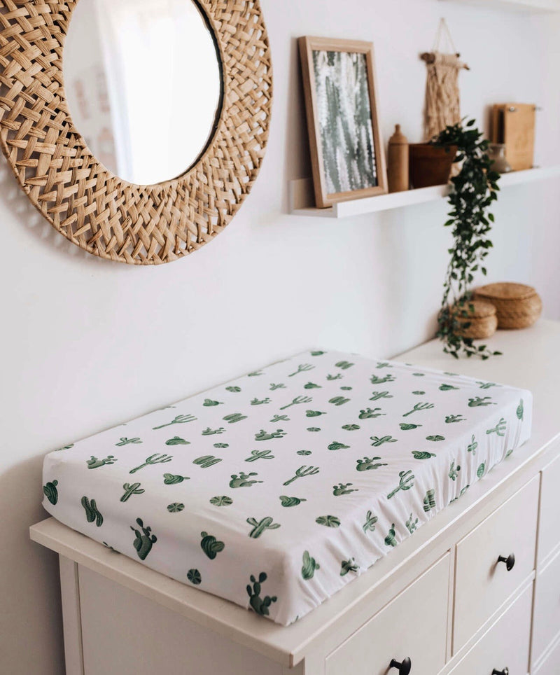 Cactus Bassinet Sheet | Change Cover