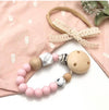 Marble Silicone Dummy Chain