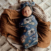 Belle Swaddle Sack and Topknot Set
