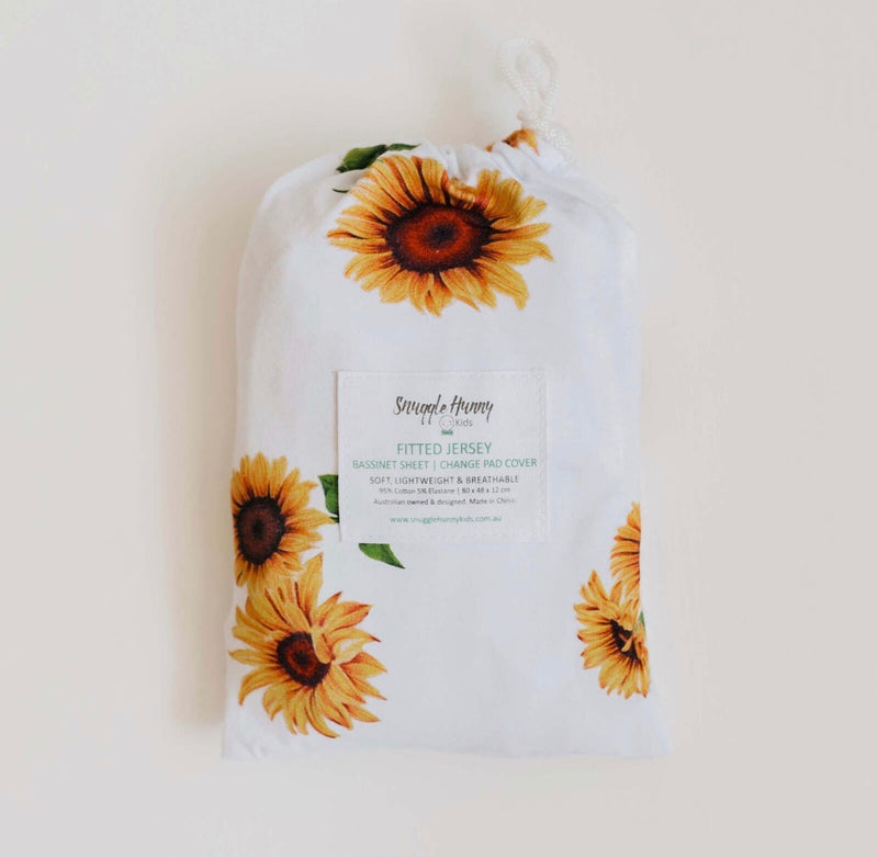 Sunflower Bassinet Sheet | Change Cover