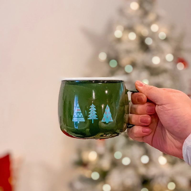 Christmas Enamel Mugs