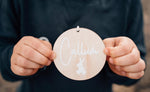 Personalised Wooden Easter Disc