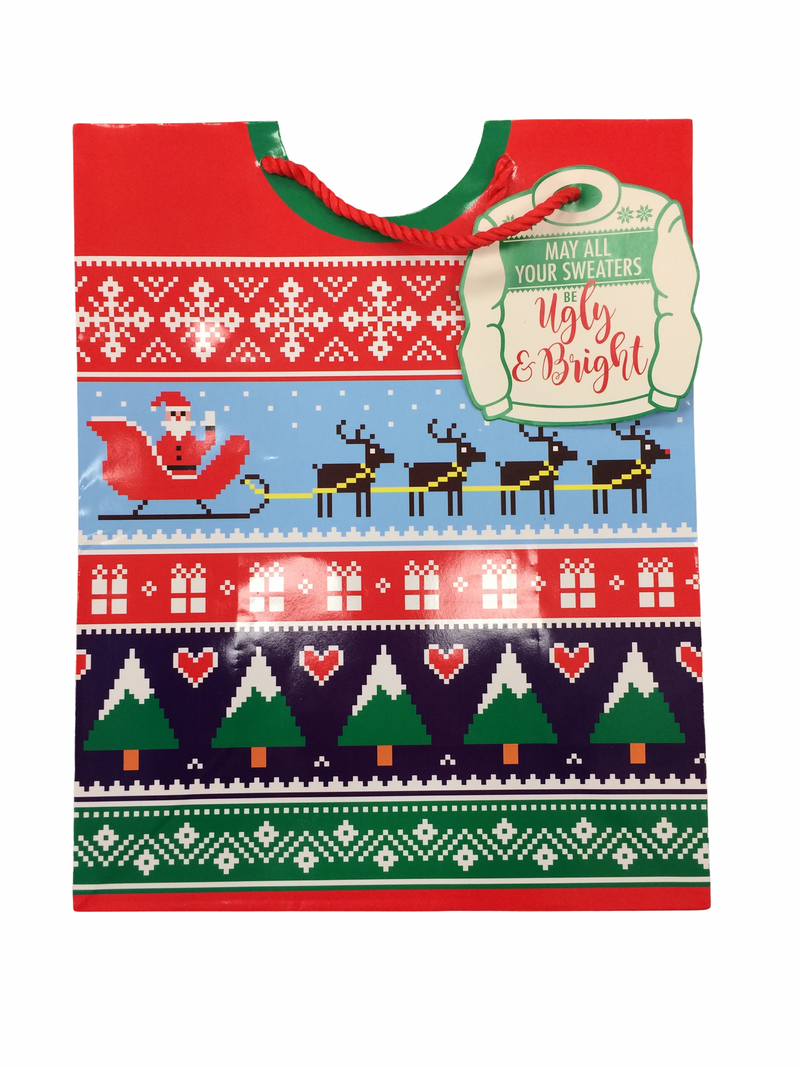 Ugly Sweater Christmas Gift bag