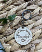 Father’s Day Wooden Key Rings