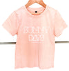 SUNNY DAYS Coral Pink Vintage Wash Tee