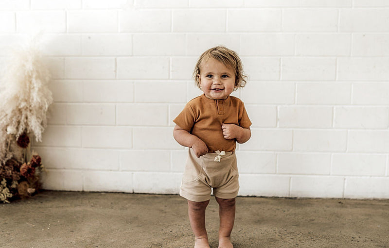 Chestnut Short Sleeve Bodysuit