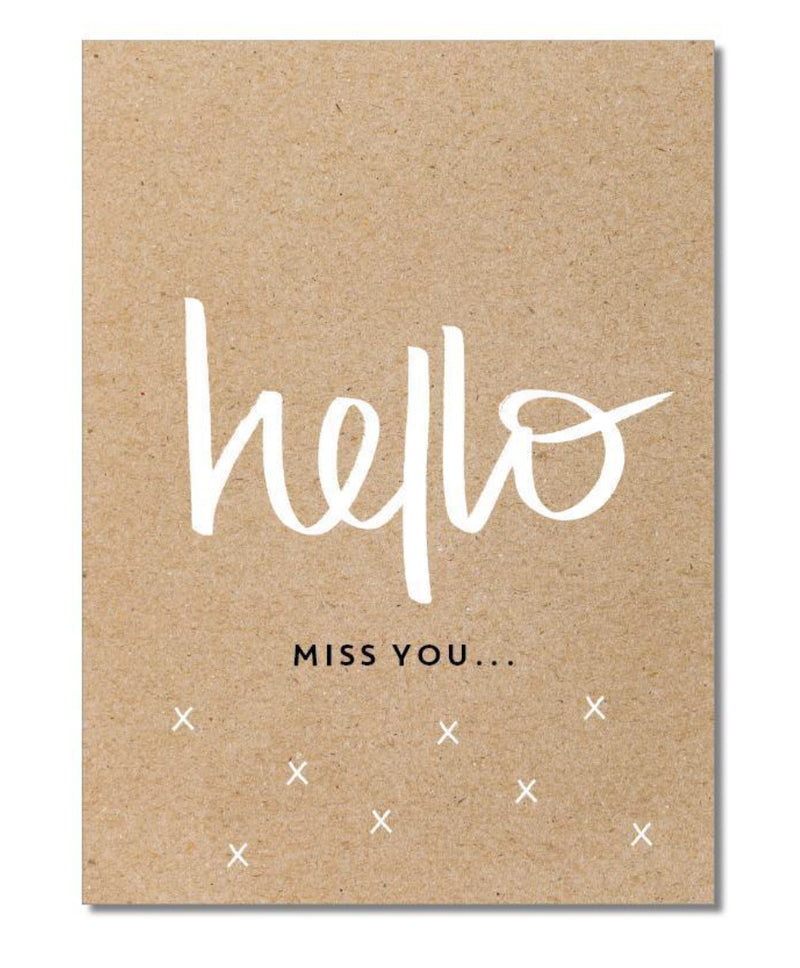 ‘Hello Miss You…’ Card