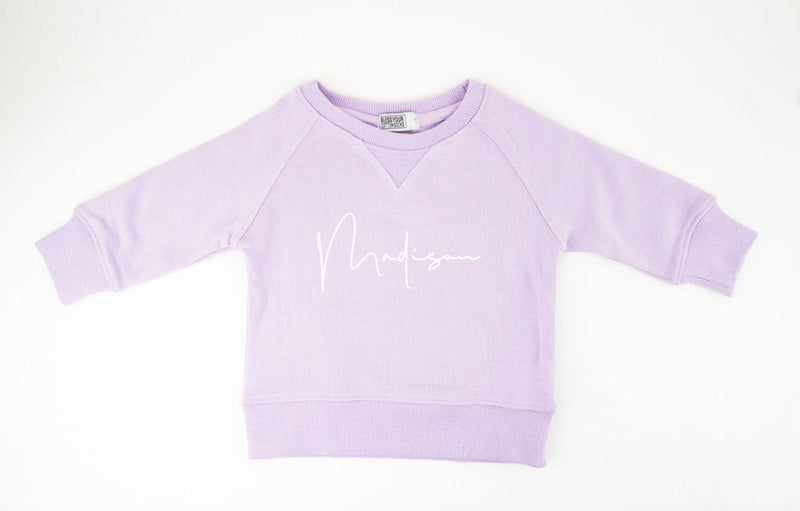 Personalised Sweater - Lilac