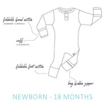 Olive Stripe Growsuit