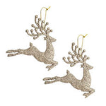 Hanging Running Reindeer Christmas Ornament