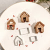 Gingerbread House Mini Cookie Cutter Set