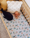 Whale Fitted Cot Sheet