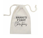 Personalised Name First Christmas Bag