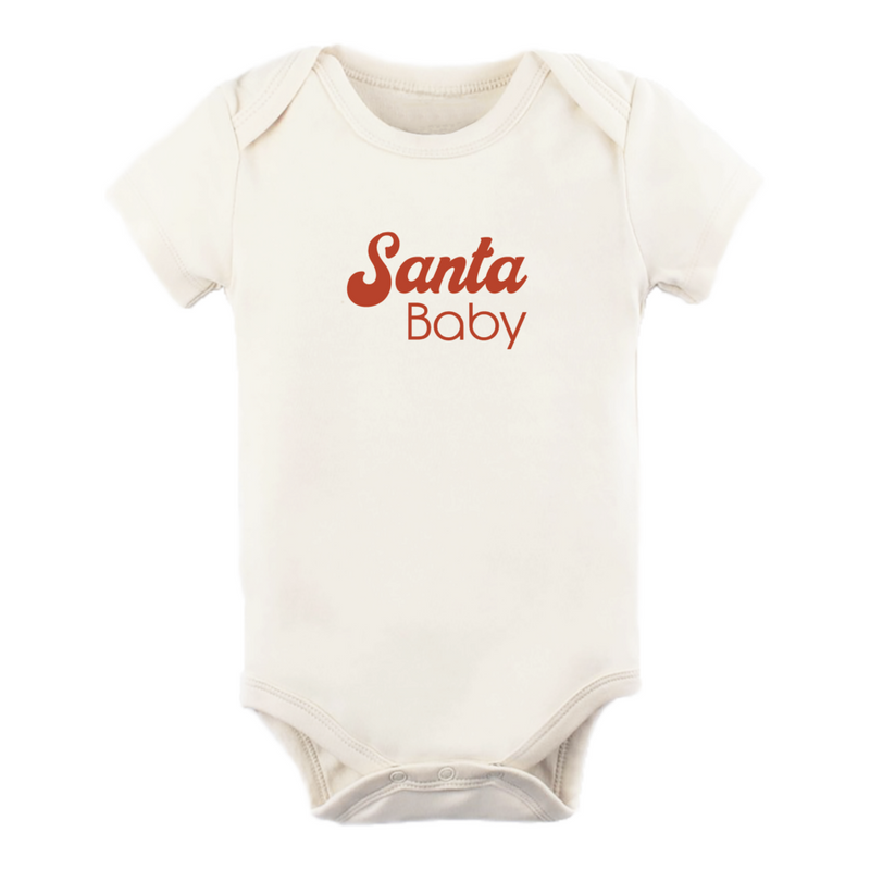 Santa Baby- Organic Short- Sleeve Onesie