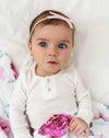 Lullaby Pink Velvet Bow