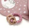 Elements Silicone and Beech Wood Teether