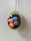 Handmade Easter egg nest ornament