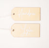 Personalised Wooden Gift Tags