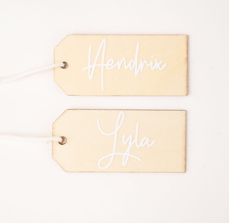 Personalised Wooden Gift Tags