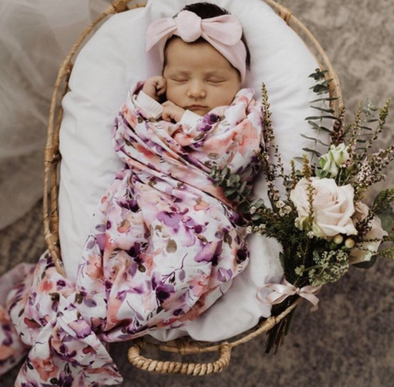 Blushing Beauty - Organic Muslin Wrap