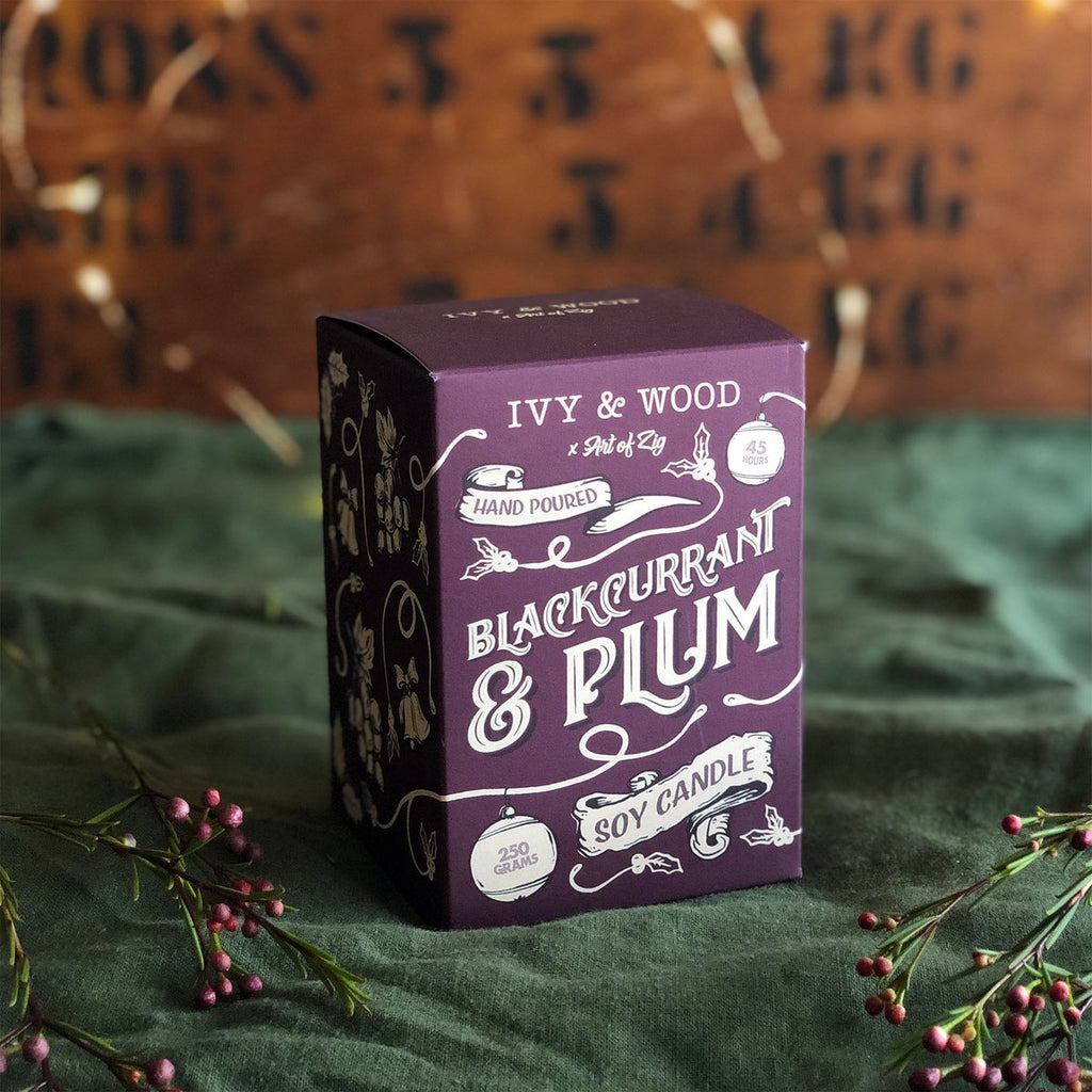 Blackcurrant & Plum Limited Edition Christmas Candle