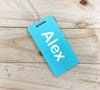 Personalised Rectangle Bag Tag