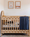 Whale Fitted Cot Sheet