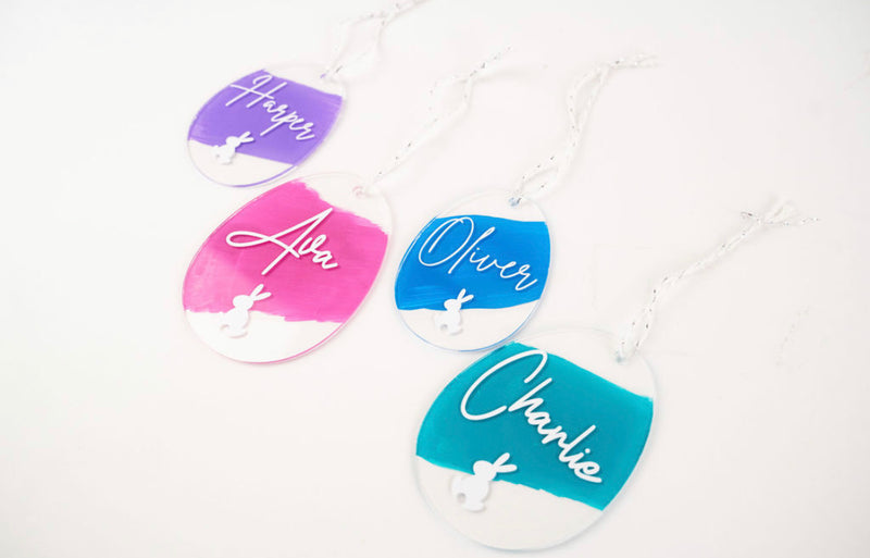 Personalised Acrylic Easter Egg - Easter Font