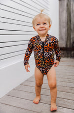Beau Hudson Kids & Baby Sunset Nights Sleeved Swimsuit