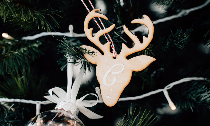 Personalised Reindeer Ornament