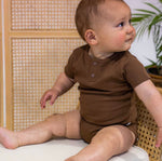 Chocolate Short Sleeve Bodysuit