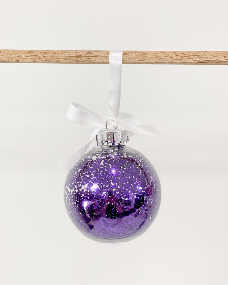 Personalised Christmas Bauble-Fancy Font